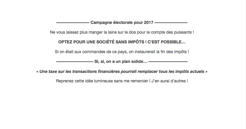 une socit sans impt c'est possible !